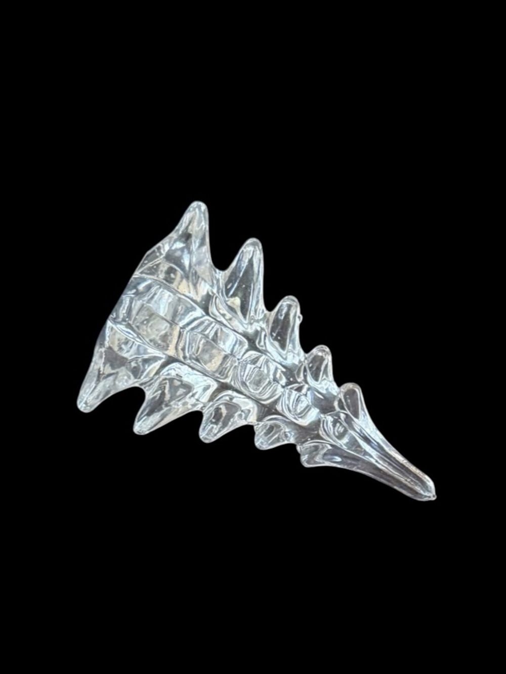 Set of 3 Silvestri Vintage Handcrafted Clear Crystal Christmas Trees with Boxes - Picture 11 of 14